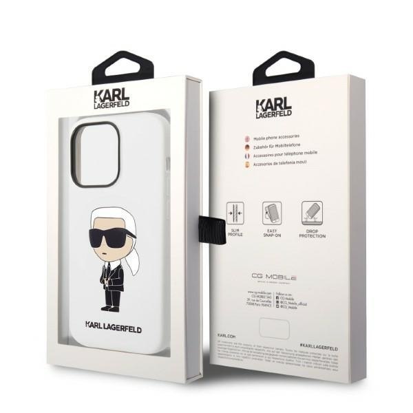 Karl Lagerfeld KLHCP14LSNIKBCH iPhone 14 Pro 6,1" hardcase biały/white